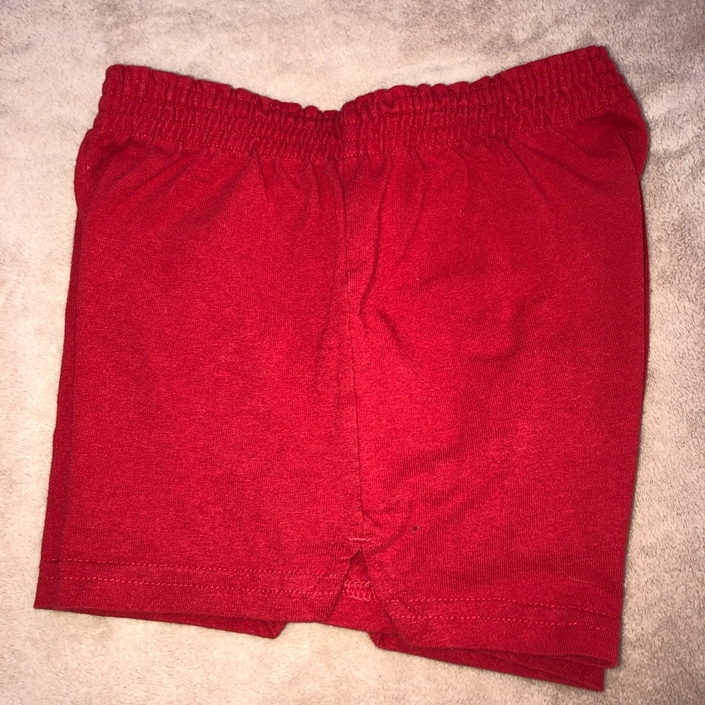 RED RUNNING SHORTS - Picture 4 of 4